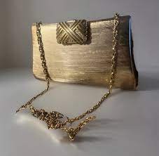 Golden Bag With Chain